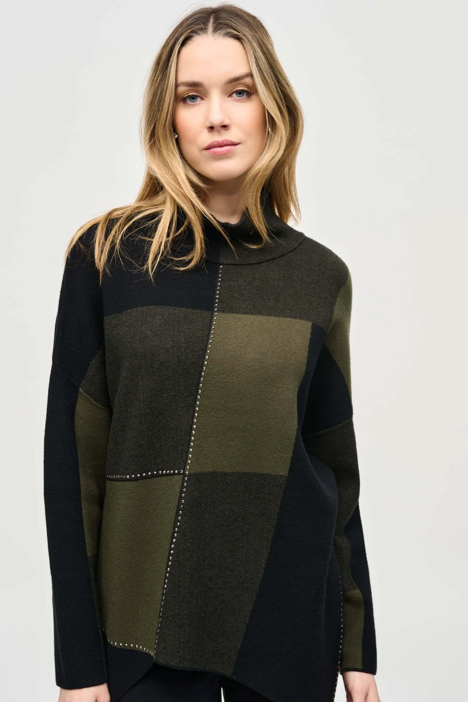 Modern Geometric Knit Sweater