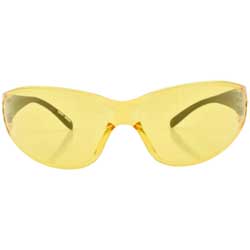 Stylish Yellow Wrap-Around Sunglasses